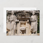 Oude beelden in bas-religie briefkaart (Voorkant / Achterkant)