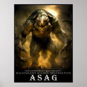 Oude Beest & Wezens: Asag Poster
