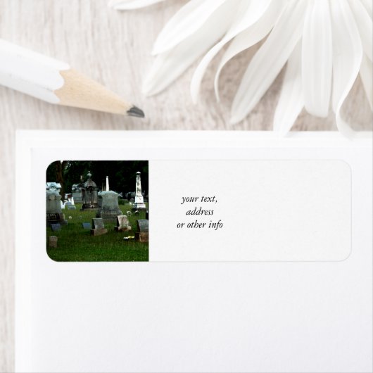 Oude begraafplaats etiket (Insitu)