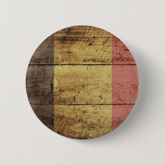 Oude Belgische vlag Ronde Button 5,7 Cm (Voorkant)