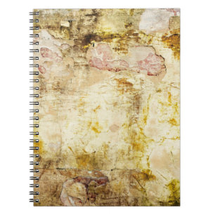 Oude beschadigde wandachtergrond abstract, gerijpt notitieboek