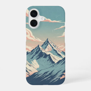 Oude besneeuwde toppen iPhone 16 hoesje