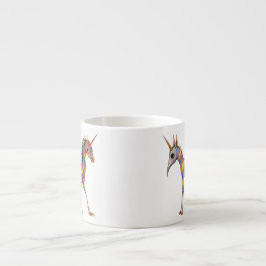 Oude Bestiary Rainbow Unicorn Espresso Kop