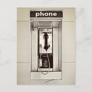 Oude Betaaltelefoon Briefkaart