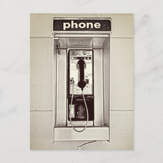 Oude Betaaltelefoon Briefkaart