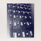 Oude bibliotheekladen legpuzzel (Verticaal)