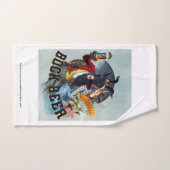 Oude bierposter bad handdoek (Handdoek)