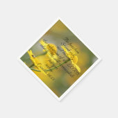 Oude Bijbelscriptcitaat Testament - Exodus 14:13 Servet (Hoek)