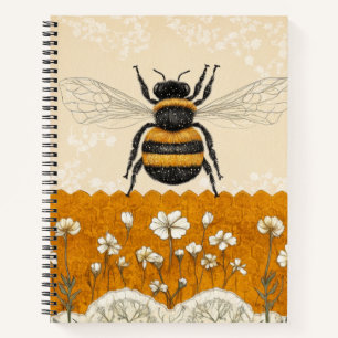 Oude Bijentuin Met Wilde Bloemen (10) Notitieboek