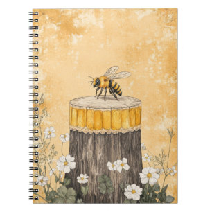 Oude Bijentuin Met Wilde Bloemen (1) Notitieboek