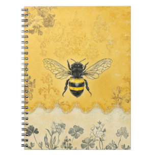 Oude Bijentuin Met Wilde Bloemen (2) Notitieboek