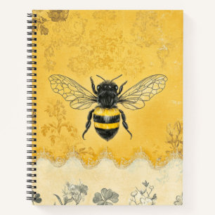 Oude Bijentuin Met Wilde Bloemen (2) Notitieboek