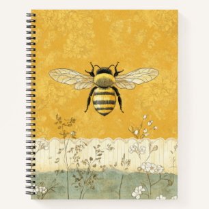Oude Bijentuin Met Wilde Bloemen (3) Notitieboek