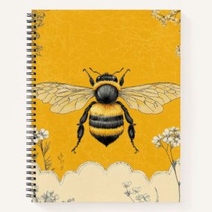 Oude Bijentuin Met Wilde Bloemen (6) Notitieboek