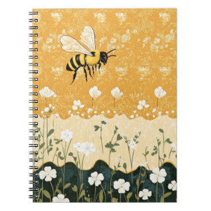 Oude Bijentuin Met Wilde Bloemen (9) Notitieboek