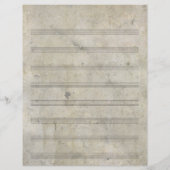 , oude, blanco vel muziek 8-reeks (Achterkant)