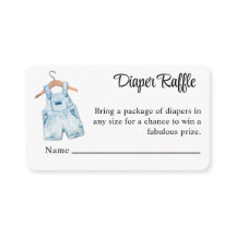 Oude Blauwe Baby Overall Luier Raffle