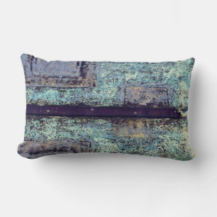 oude blauwe boot kussen