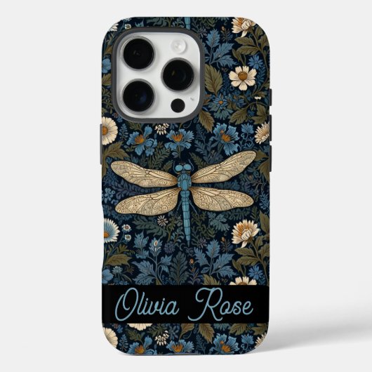 Oude blauwe Libel Case-Mate iPhone Case (Achterkant)