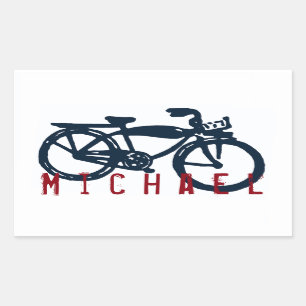 Oude blauwe sticker