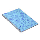 Oude blauwe zeeen notitieboek (Rechterzijde)