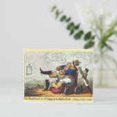 Oude bloem briefkaart (Staand voorkant)