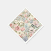 Oude Bloemen Servetten (Hoek)