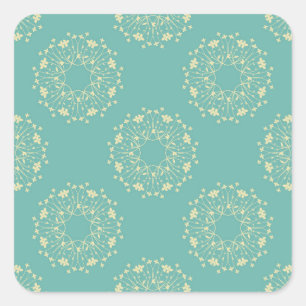 oude bloemen stickers