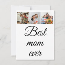 Oude Bloemencollage Foto Moederdag