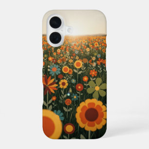 Oude Bloemenweide iPhone 16 Hoesje