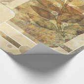 Oude bloemkool cadeaupapier (Hoek)