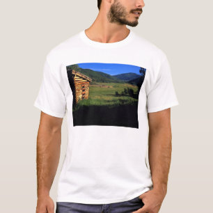 Oude blokhut bij Park City, Utah. (P.R.) T-shirt