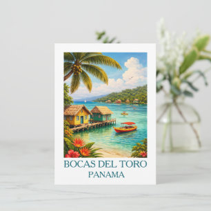 Oude Bocas del Toro Panama Reis Tropisch Kaart