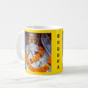 Oude boeddha, de Himalaya - Nepal (Guru) Koffiemok