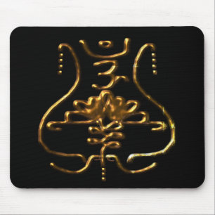 oude boeddhistische symboliek muismat