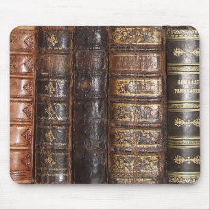 Oude boeken muismat