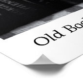 Oude boeken poster (Hoek)