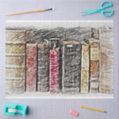 Oude  Boeken - Weefselpapier ontkoppelen Tissuepapier (Craft)