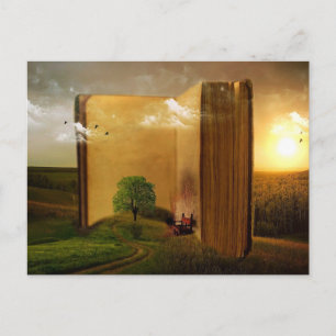 Oude boekkaart briefkaart