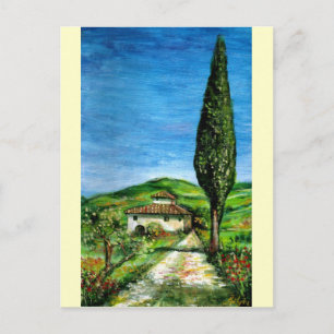 Oude boerderij in Chianti Briefkaart