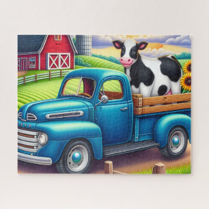 Oude Boerderij Truck Legpuzzel