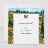 OUDE BOERDERIJ TUSCAAN LANDSCHAP,geel groen wit Kaart (Achterkant)