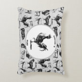 Oude Boerderijdieren Rustieke Collage Accent Kussen (Voorkant(Verticaal))