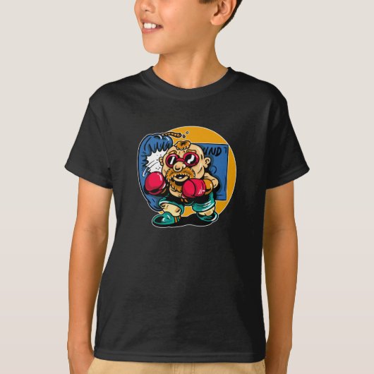 Oude bokser t-shirt (Voorkant)