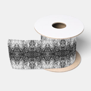 Oude Boom Bast Zwart En Wit Foto Patroon Ontwerp Lint