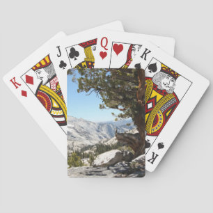 Oude boom in het Nationaal Park Yosemite Speelkaarten