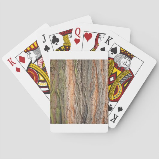 oude boom pokerkaarten (Achterkant)