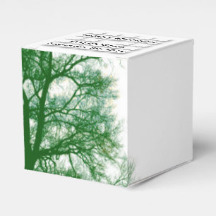 Oude boomstam Modern Design Family Reunion Favor B Bedankdoosjes