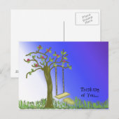 Oude boomtekening briefkaart (Voorkant / Achterkant)