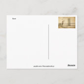 Oude boot briefkaart (Achterkant)